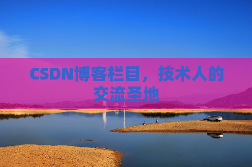 CSDN博客栏目，技术人的交流圣地